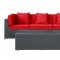 Signal Outdoor Patio Sectional 5Pc Set Choice of Color by Modway