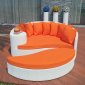 Taiji Outdoor Wicker Patio Daybed Set Choice of Color by Modway