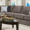 Firminus Sectional Sofa 55795 in Brown Chenille by Acme