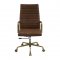 Duralo Office Chair 93167 in Saturn Top Grain Leather by Acme