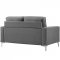 Allure Sofa & Chair Set in Gray Fabric by Modway w/Options