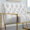 Bequest Accent Chair in White Fabric by Modway