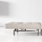 Dublexo Sofa Bed in Natural by Innovation w/Arms & Steel Legs