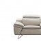 973 Sofa in Light Grey Leather by ESF w/Options