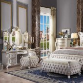 Picardy Bedroom 27880Q in Antique Pearl by Acme w/Options