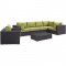 Convene Outdoor Patio Sectional Set 7Pc EEI-2157 by Modway