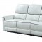 U1790 Power Motion Sofa & Loveseat Set Light Gray PU by Global