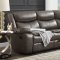 Tavin Motion Sectional Sofa 52540 in Taupe Leather-Aire Match