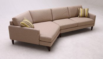 Deco Sectional Sofa by Beverly Hills Furniture in Woven Fabric [BHSS-Deco]