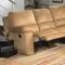 Butternut Micro Suede Contemporary Reclining Sectional Sofa