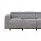 U8521 Power Motion Sofa in Taupe/Dark Gray Fabric by Global