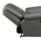 Flamenco Motion Sofa 610204 in Charcoal by Coaster w/Options