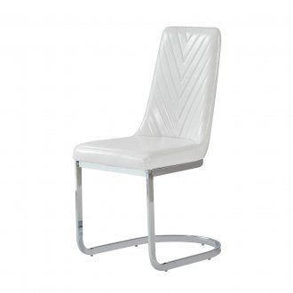 D1067DC-WH Set of 4 Dining Chairs in White by Global