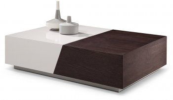 P567A Coffee Table in Light Grey & Walnut by J&M Furniture [JMCT-P567A]