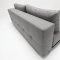 Grey or White Leatherette Sofa Bed Convertible By Innovation