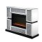 Noralie Electric Fireplace 90660 in Mirrored by Acme