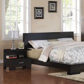 20060Q London Bed Queen Size in Black by Acme