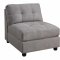 Claude Modular Sectional Sofa 7Pc 551004 Dove Fabric by Coaster