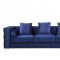 Bovasis Sofa LV00366 Blue Velvet by Acme w/Optional Ottoman