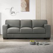 Cali Sofa LV02690 in Anthracite Leather by Acme w/Options