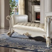 Vendome Bench BD01522 in Champagne PU by Acme