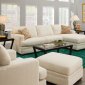 Norell Sectional Sofa 52315 in Sassy Cream Fabric by Acme