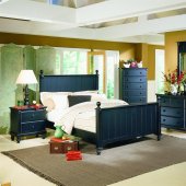 Pottery 875 Bedroom in Black by Homelegance w/Options