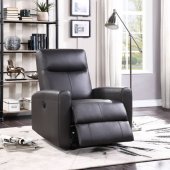 Blane Power Recliner 59773 in Brown Leather Match by Acme