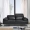 Nicolo Sofa in Black by J&M w/ Options