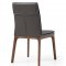 Portland Dining Chair Set of 2 by J&M in Gray