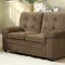 9715BR Charley Sofa in Brown Chenille Fabric by Homelegance
