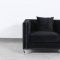 Delilah Sofa 509361 in Black Velvet by Coaster w/Options