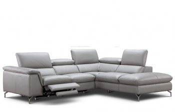 Viola Sectional Sofa in Premium Leather by J&M [JMSS-Viola]