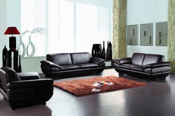 Prestige Sofa by Beverly Hills in Brown Full Leather w/Options [BHS-Prestige Brown]