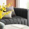 Reflection Sofa in Charcoal Fabric by Modway