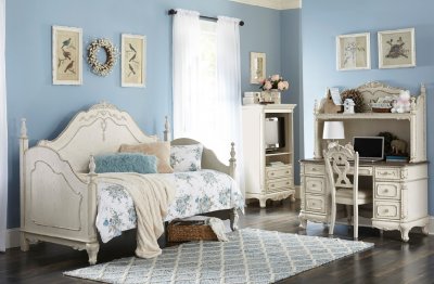 Cinderella 4Pc Daybed Set 1386DNW in Antique White - Homelegance