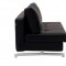 K43-2 Sofa Bed in Black Leatherette by J&M Furniture