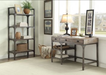 Gorden Office Desk 92325 in Antique Gray by Acme w/Options [AMOD-92325-Gorden]