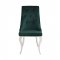Dekel Dining Chair 70142 Set of 2 in Green Fabric by Acme