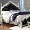 Heidi Bedroom 222731 in Metallic Platinum & Black by Coaster