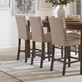 Coleman Counter Ht Dining Set 5Pc 192028 in Brown by Coaster
