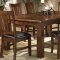 Dark Oak Finish Casual Dining Table w/Optional Chairs