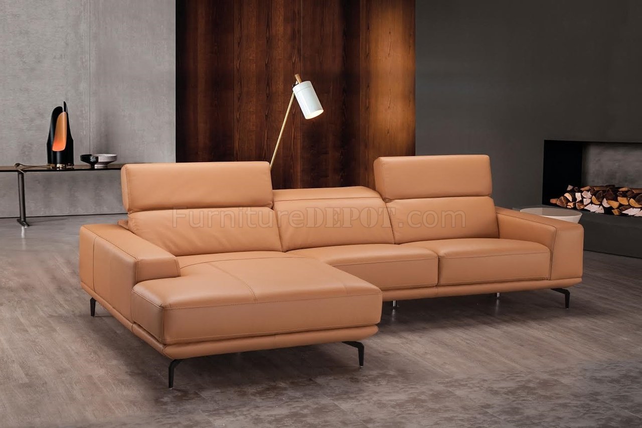 Lima Sectional Sofa in Premium Leather by J&M