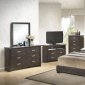 G1800 Bedroom 6Pc Set in Dark Brown by Glory Furniture