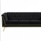 Holly Sofa 508441 in Black Fabric by Coaster w/Options