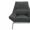 U8949 Accent Chair in Dark Gray Leather by Global