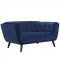 Bestow Sofa in Navy Velvet Fabric by Modway w/Options