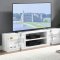 Cargo TV Stand w/2 Side Piers Set 91880 in White by Acme