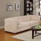 Alexis Sofa & Loveseat Set in Almond Fabric 504391 by Coaster
