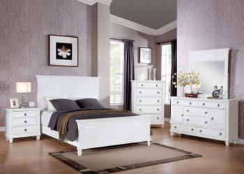 22420 Merivale Bedroom in White by Acme w/Options [AMBS-22420 Merivale]